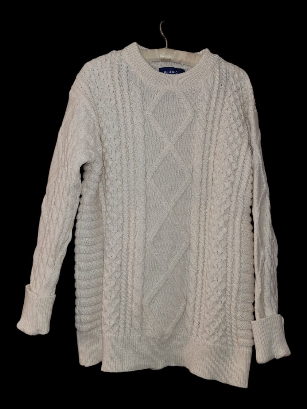 Aelfric Eden Chunky Cable Knit Sweater L